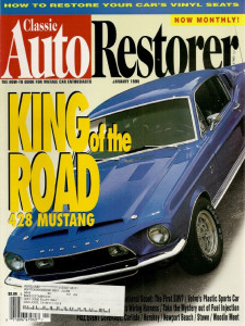 CLASSIC AUTO RESTORER 1995 JAN - SHELBY GT500KR, VOLVO P1900, SCOUT